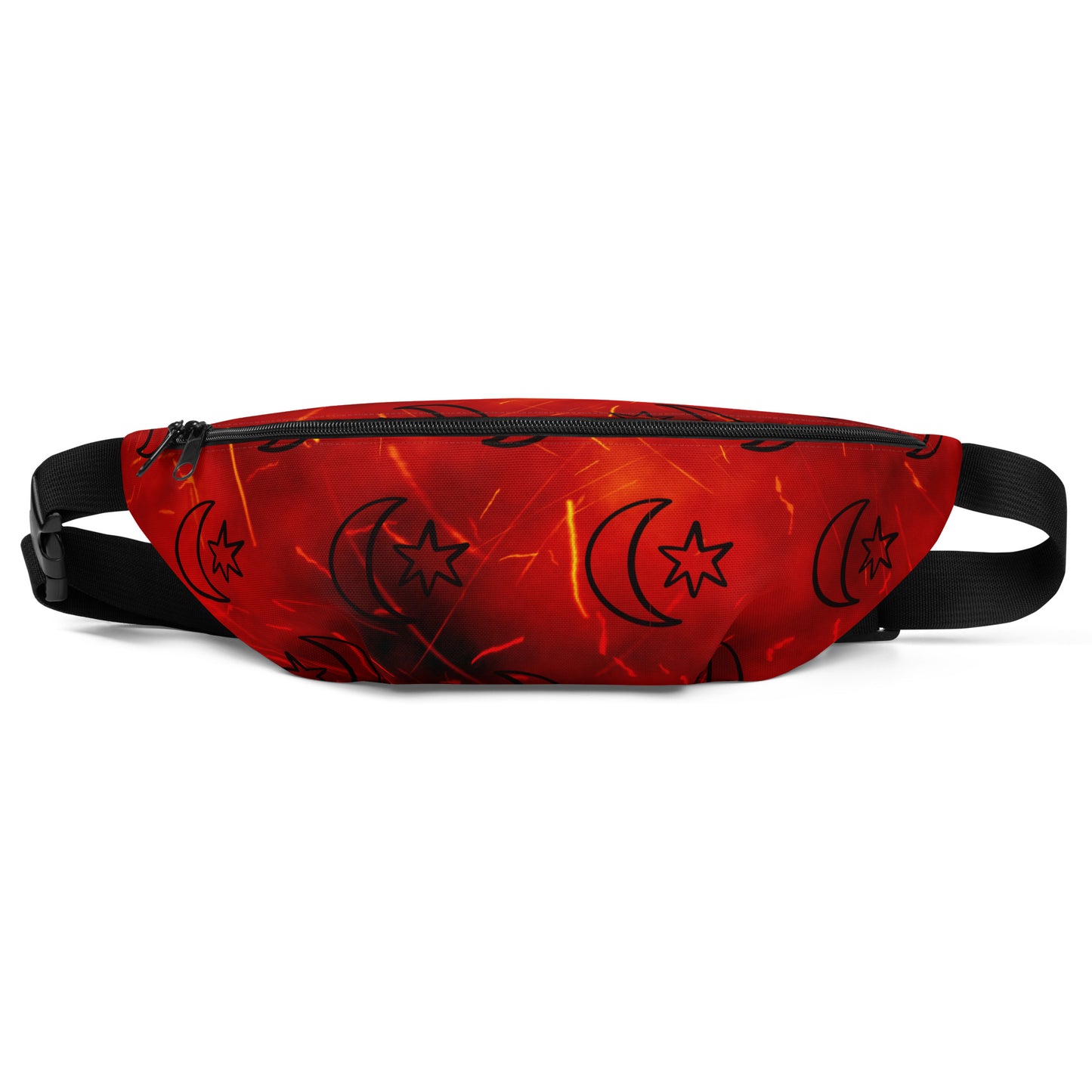 Red Moon Star Fanny Pack