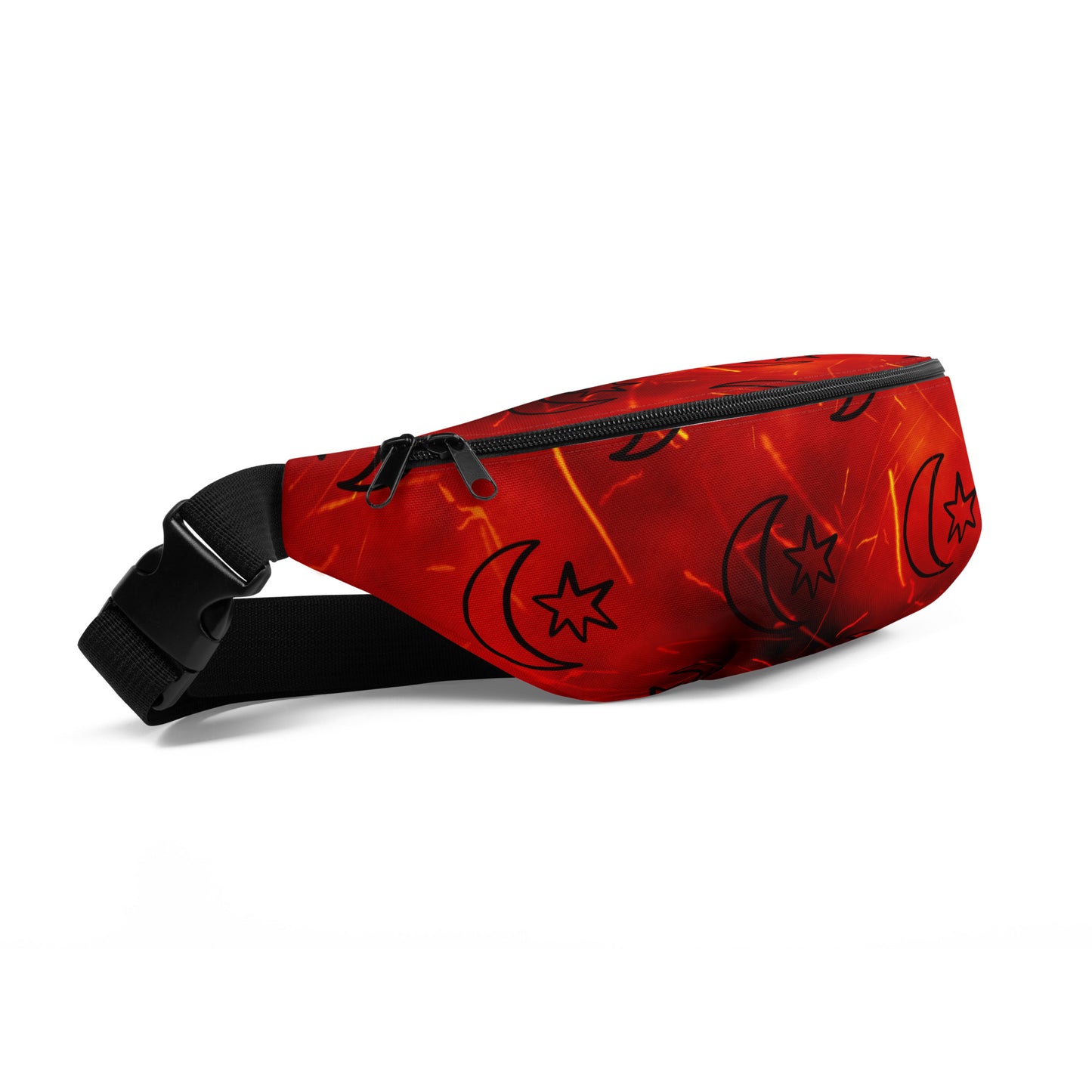 Red Moon Star Fanny Pack