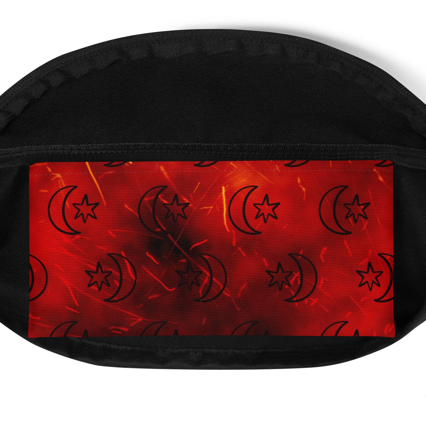 Red Moon Star Fanny Pack