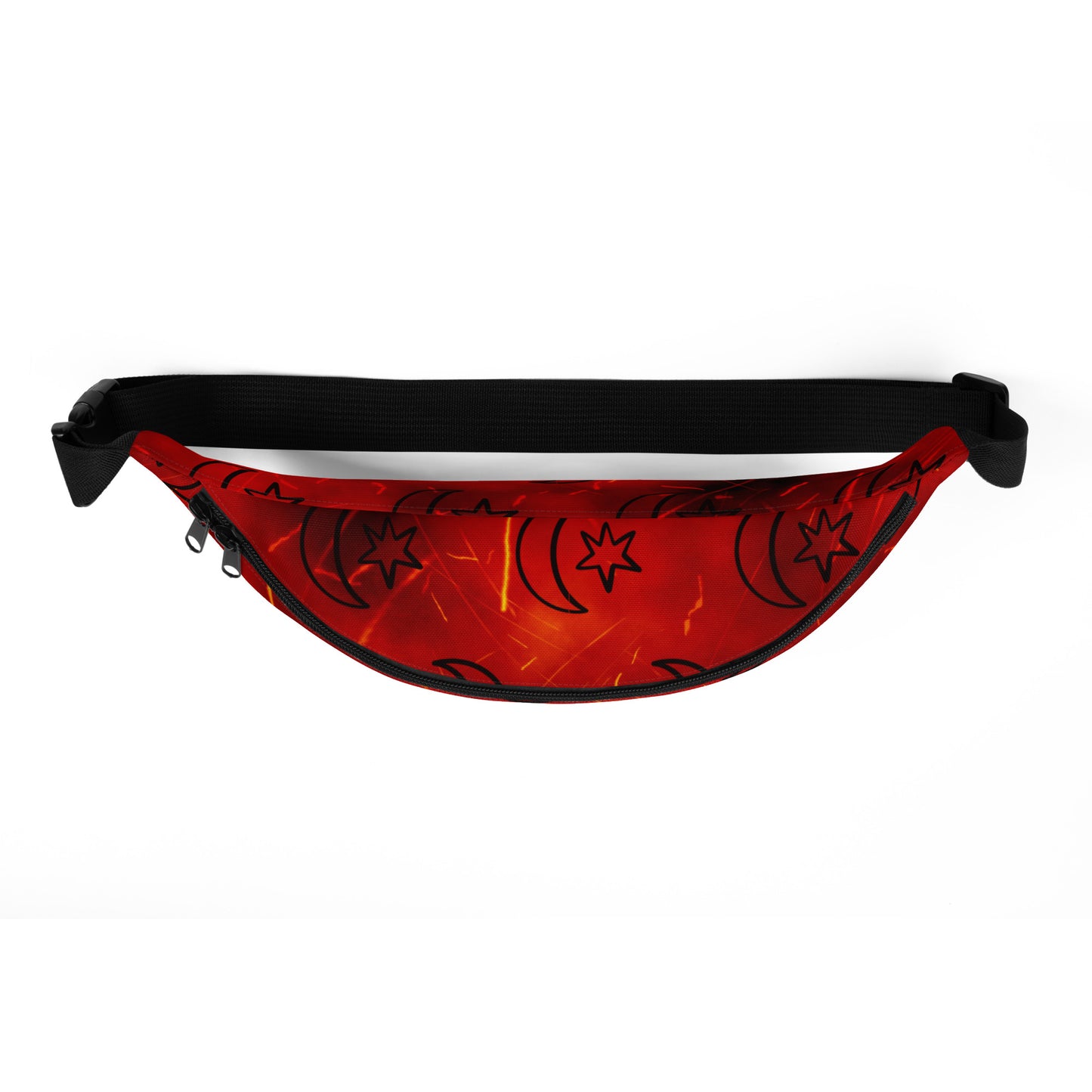 Red Moon Star Fanny Pack