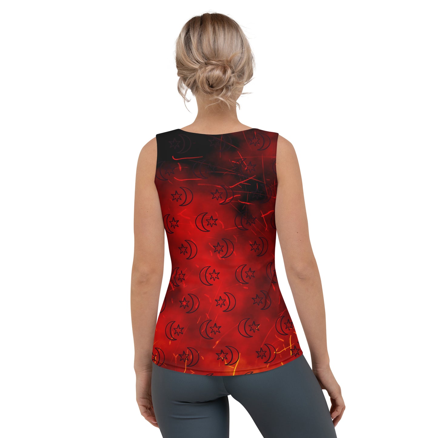 Red Moon Star Tank Top