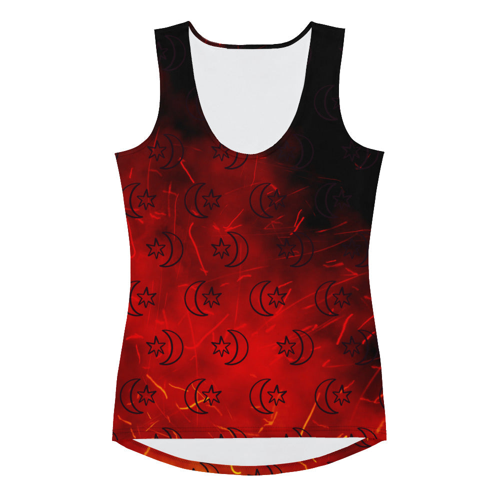 Red Moon Star Tank Top