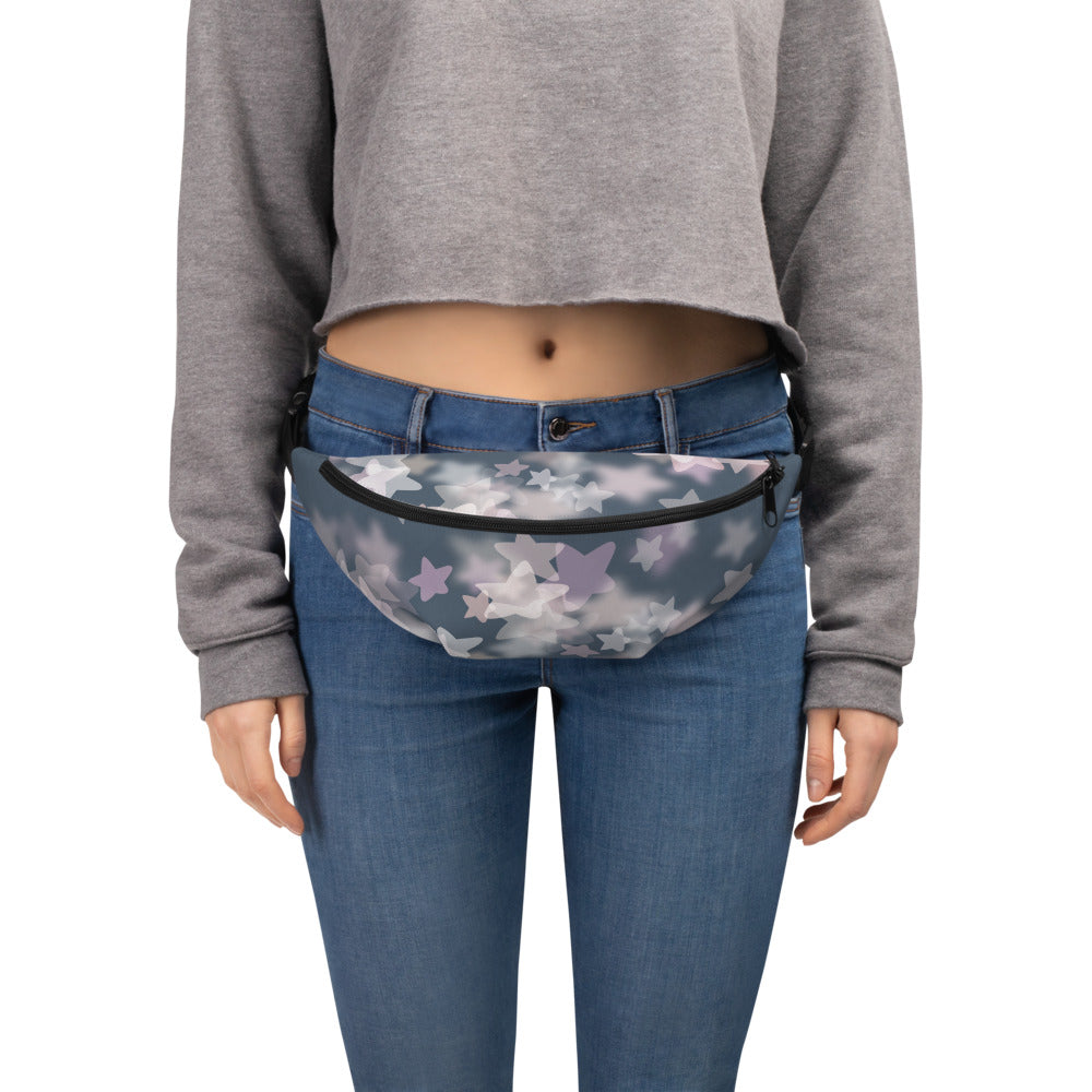 Star Mist Fall Blue Fanny Pack