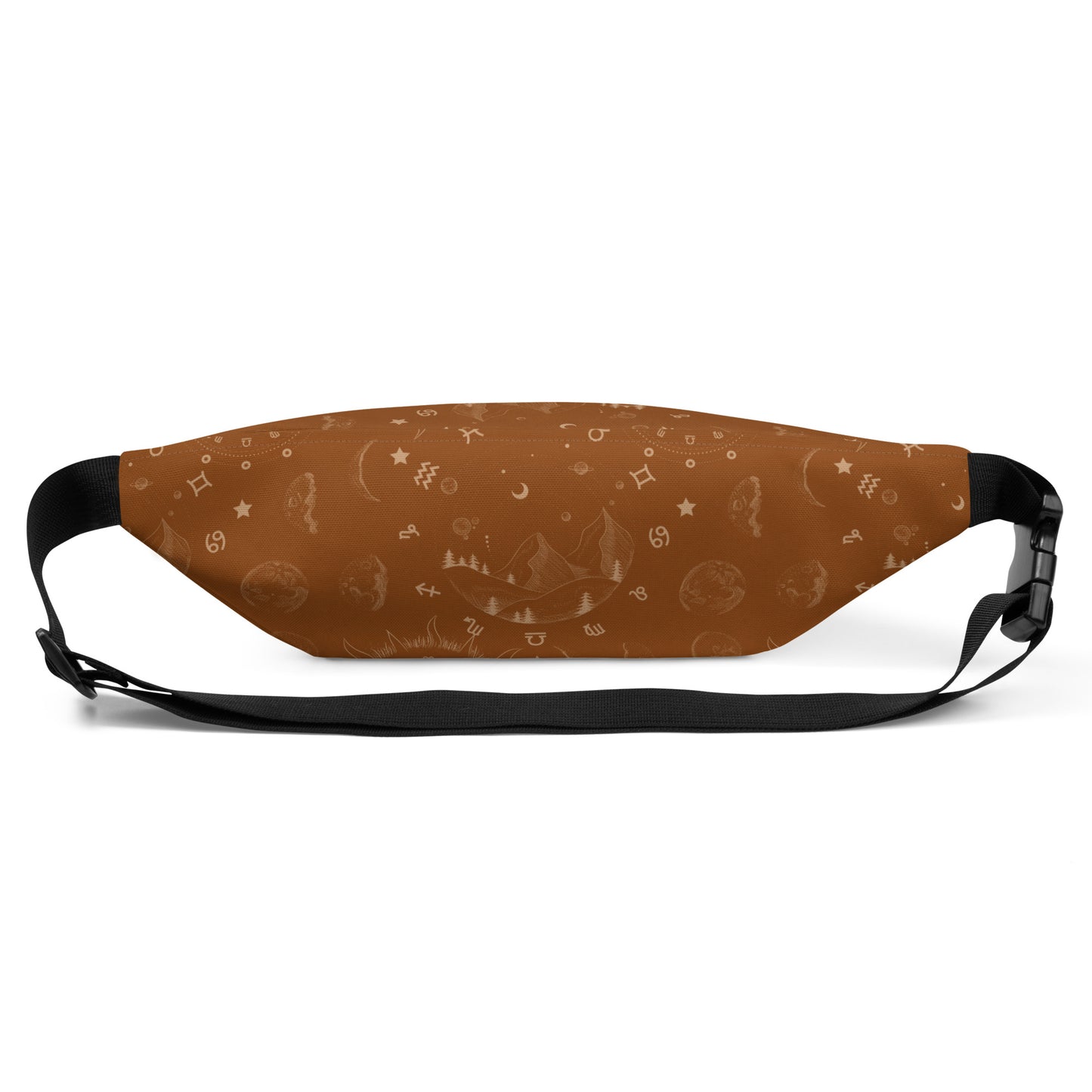 Saddle Brown Moon Galaxy Fanny Pack