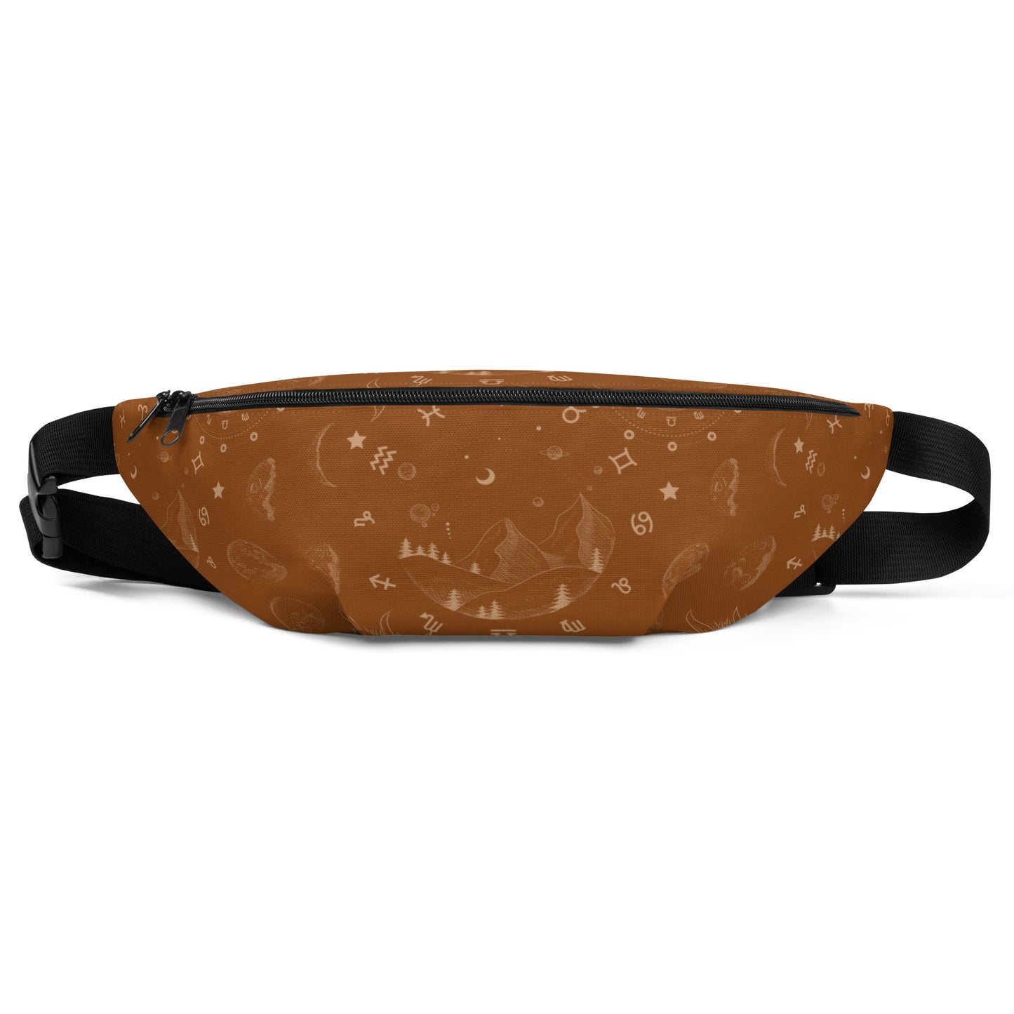 Saddle Brown Moon Galaxy Fanny Pack