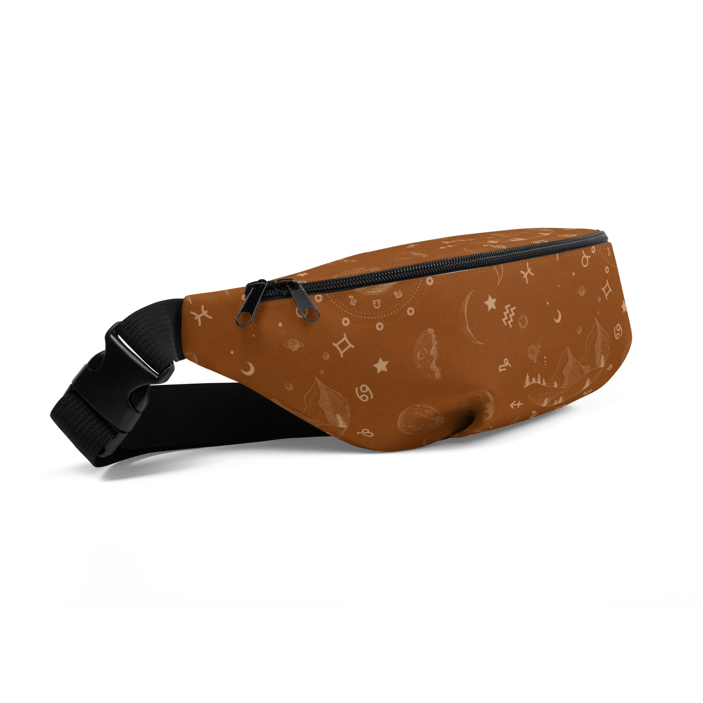 Saddle Brown Moon Galaxy Fanny Pack