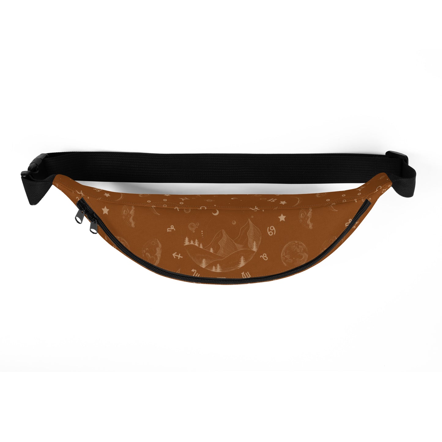 Saddle Brown Moon Galaxy Fanny Pack