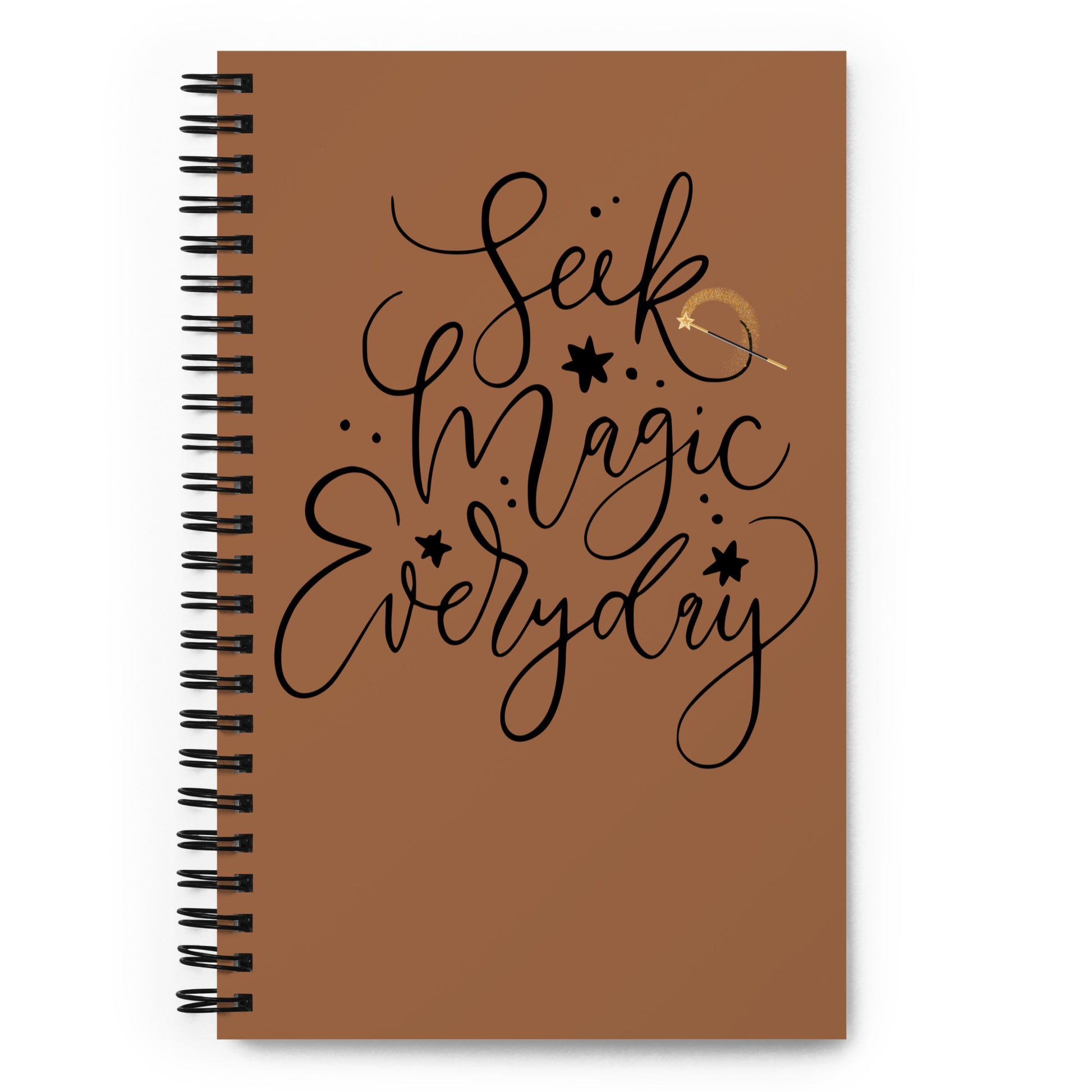 Seek Magic Everyday spiral-notebook-white-front