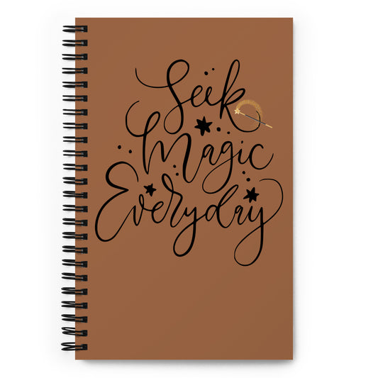 Seek Magic Everyday spiral-notebook-white-front