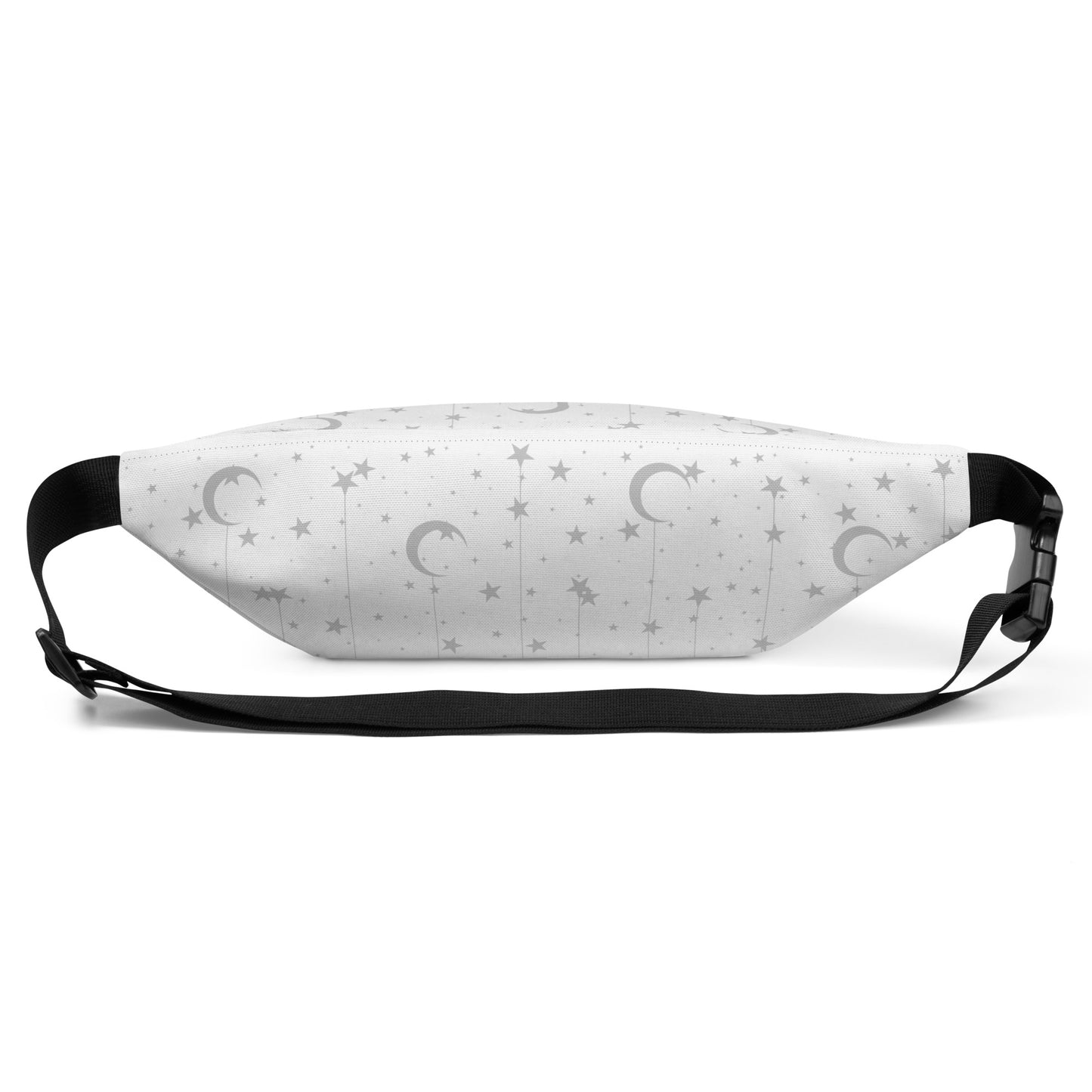 Silver Grey Moon Star Fanny Pack