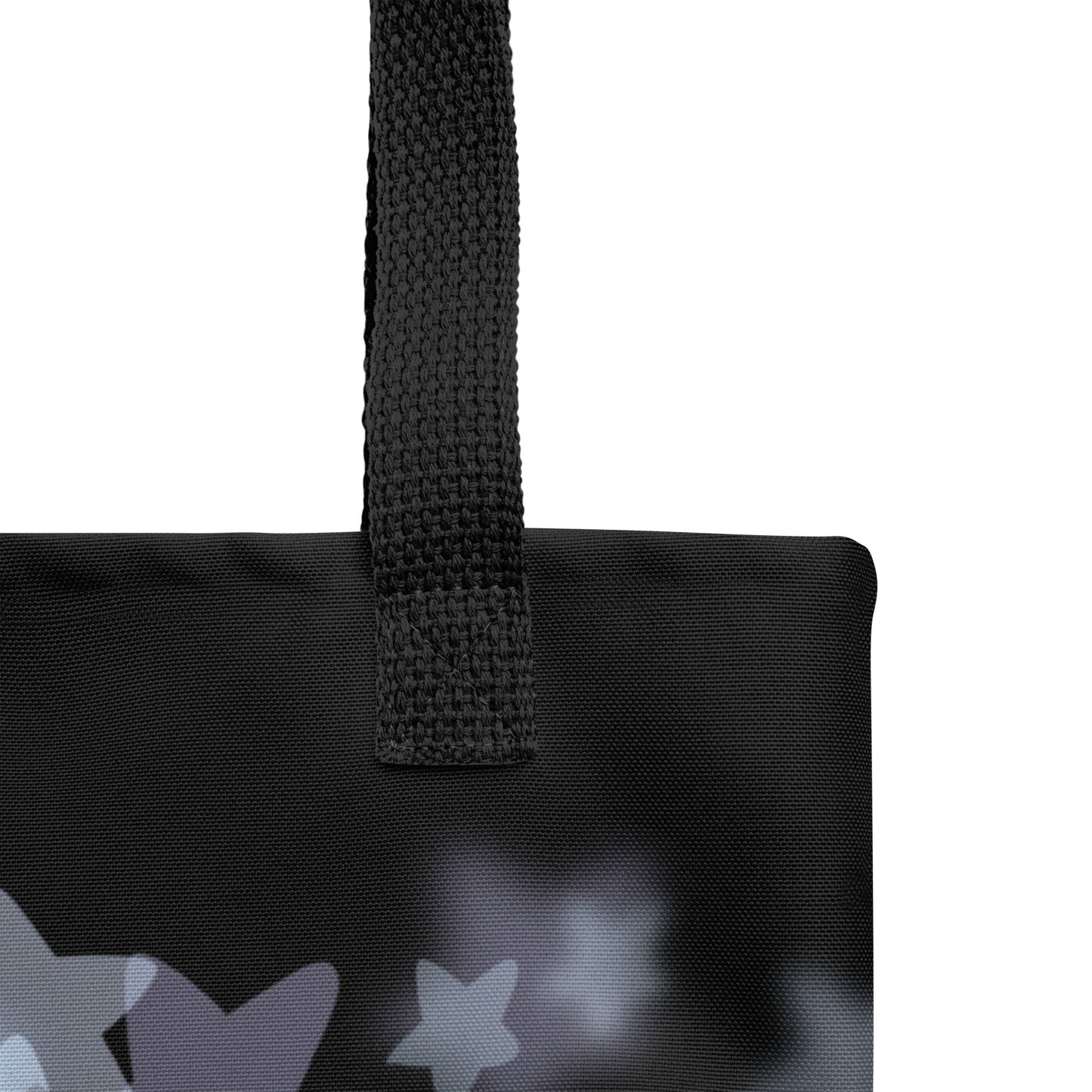 Star Mist Black Tote Bag