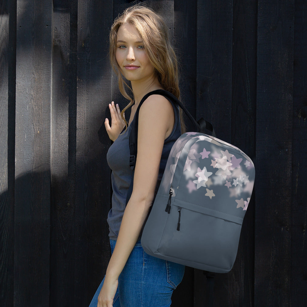 Star Mist Fall Blue Backpack