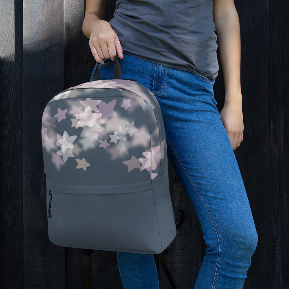 Star Mist Fall Blue Backpack