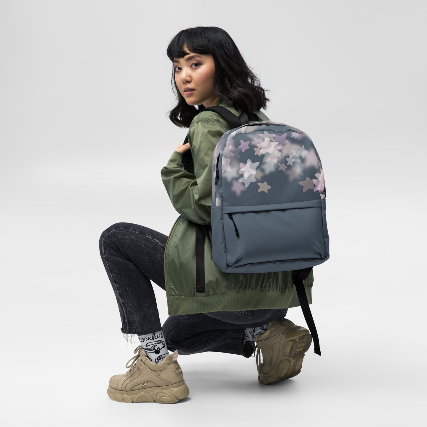 Star Mist Fall Blue Backpack