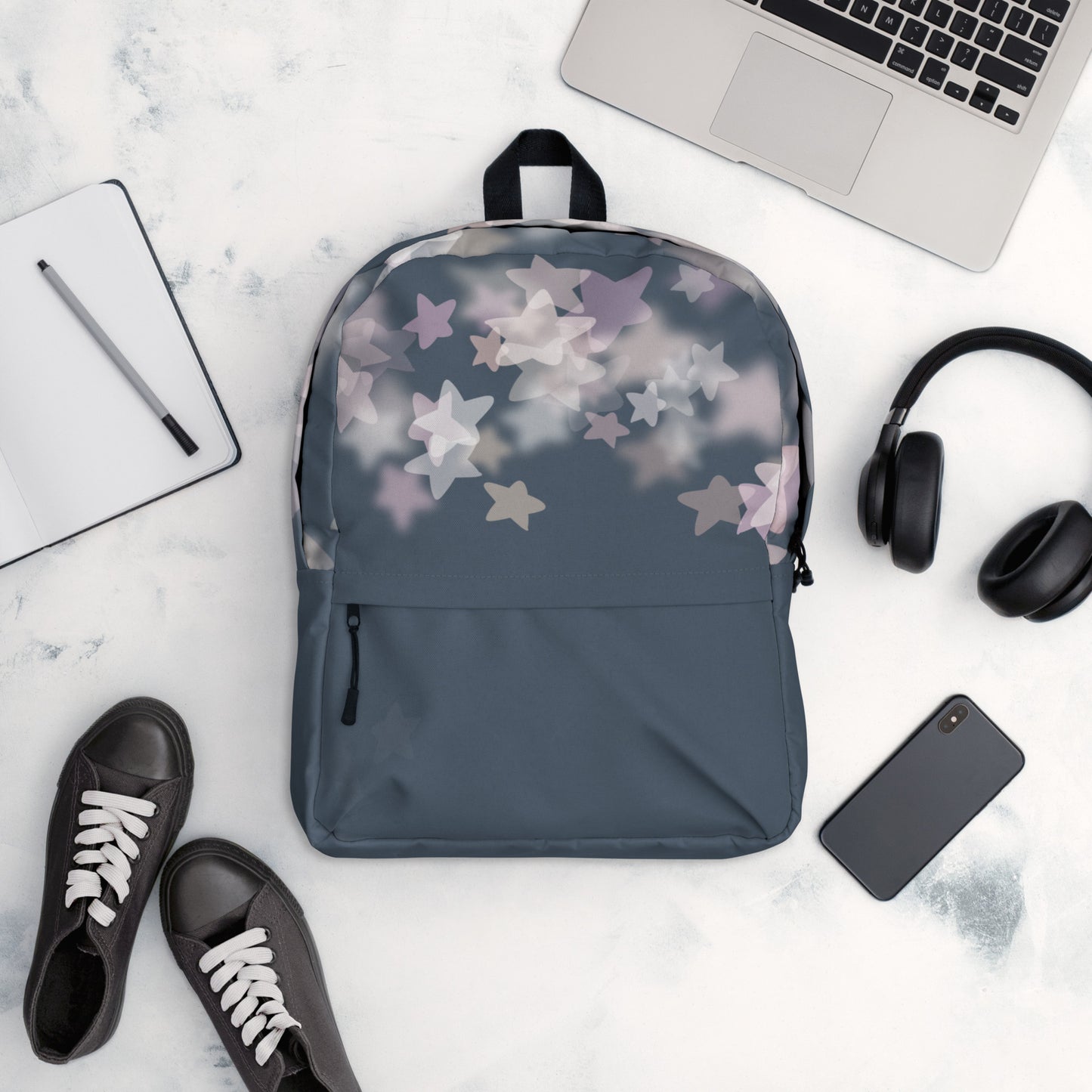 Star Mist Fall Blue Backpack