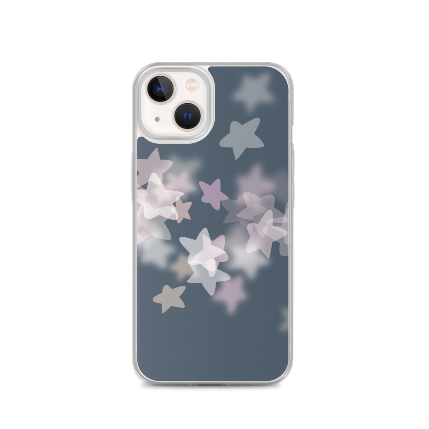 Star Mist Fall Blue Clear Case for iPhone®