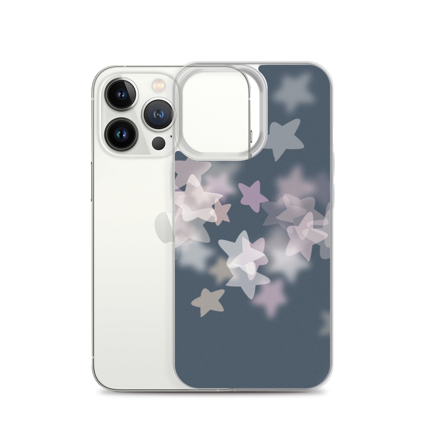 Star Mist Fall Blue Clear Case for iPhone®