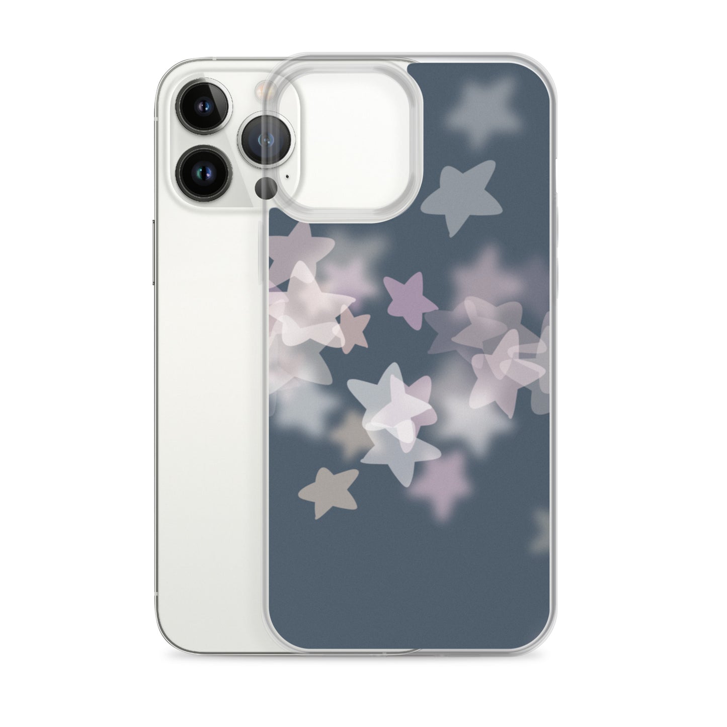 Star Mist Fall Blue Clear Case for iPhone®