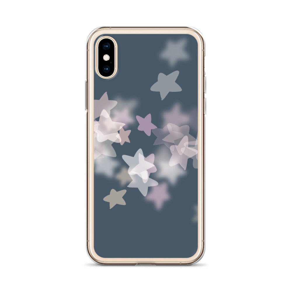 Star Mist Fall Blue Clear Case for iPhone®