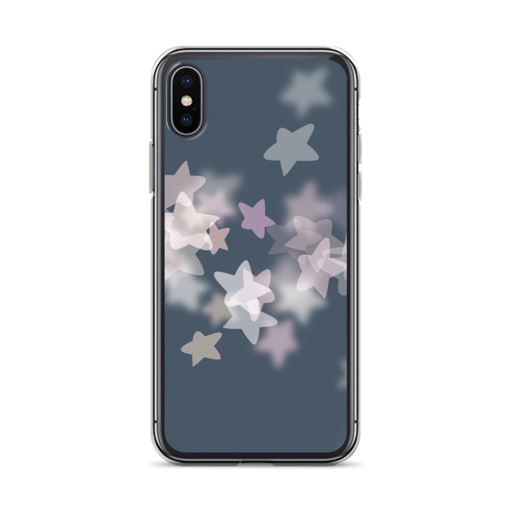 Star Mist Fall Blue Clear Case for iPhone®