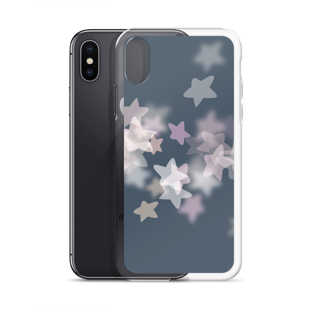 Star Mist Fall Blue Clear Case for iPhone®