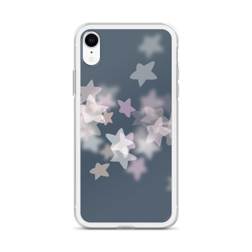 Star Mist Fall Blue Clear Case for iPhone®