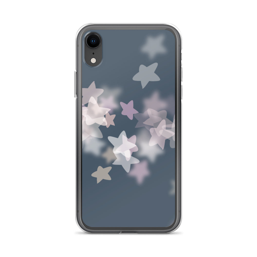 Star Mist Fall Blue Clear Case for iPhone®