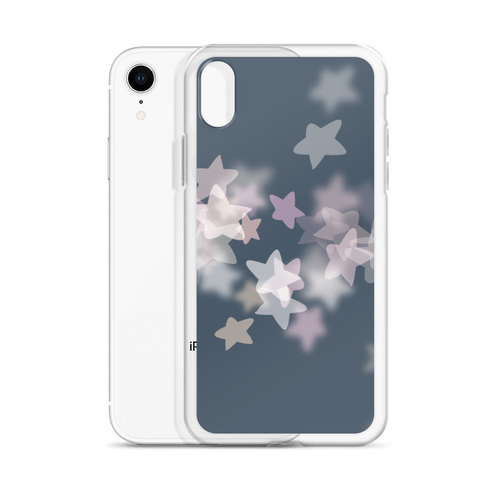 Star Mist Fall Blue Clear Case for iPhone®