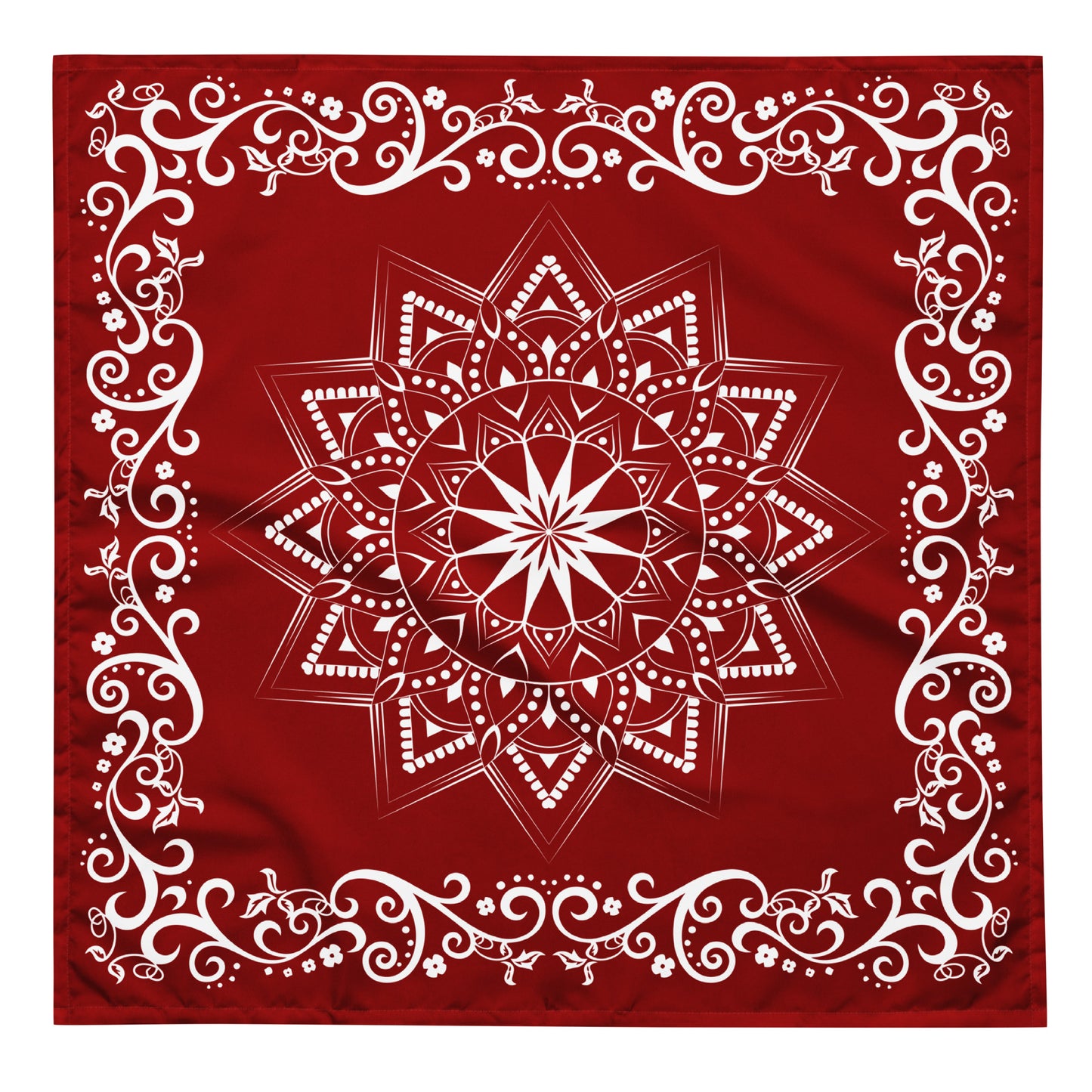 Sun Mandala Bandana - Red