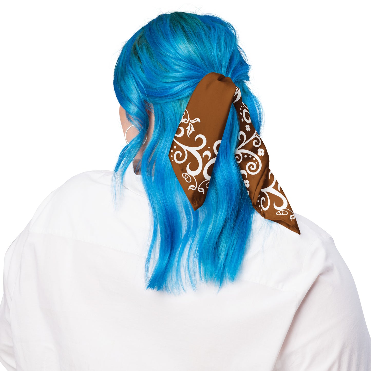 Sun Mandala Bandana - Saddle Brown