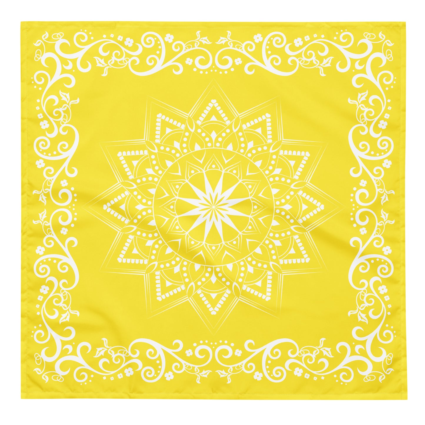 Sun Mandala Bandana - Yellow