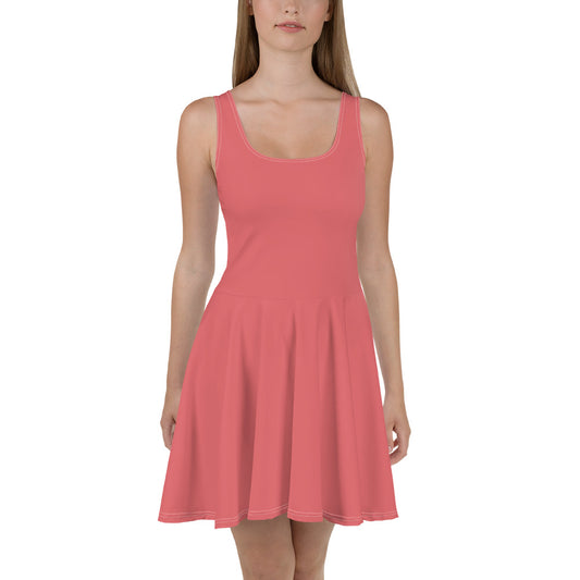 Sweet Pink Skater Dress -front