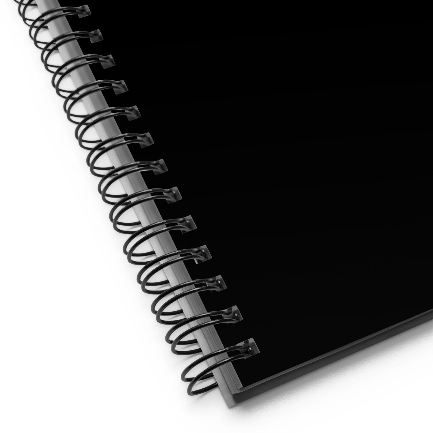 White Black Sun Moon Soft Touch Notebook