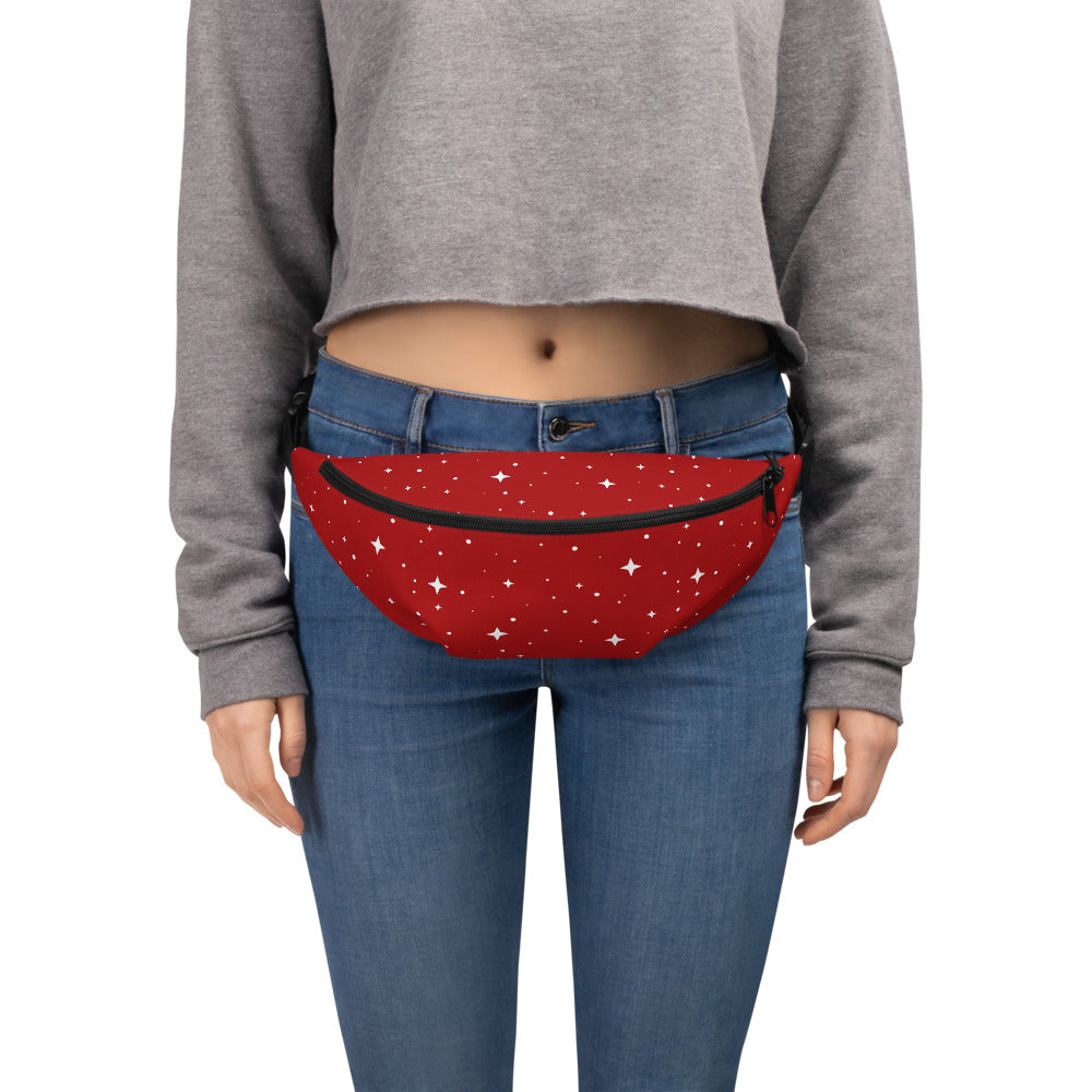 White Star Fire Red Fanny Pack