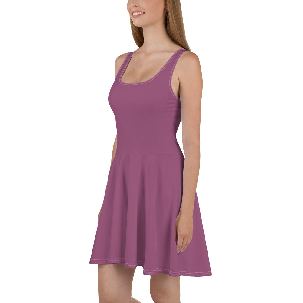 Warm Pink Skater Dress left