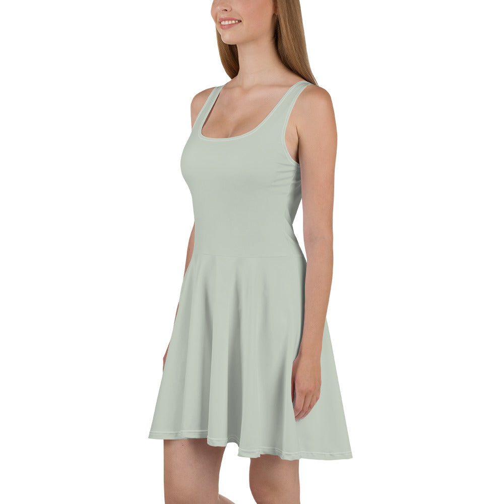 Water Blue Skater Dress left