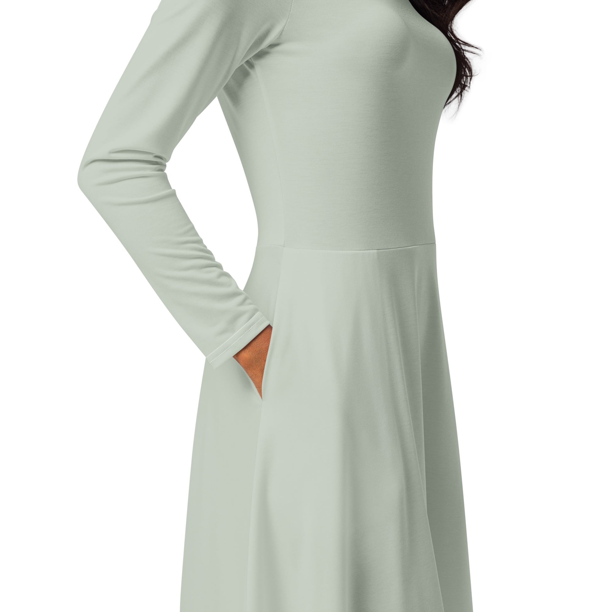 Water blue-long-sleeve-midi-dress-product-details-3