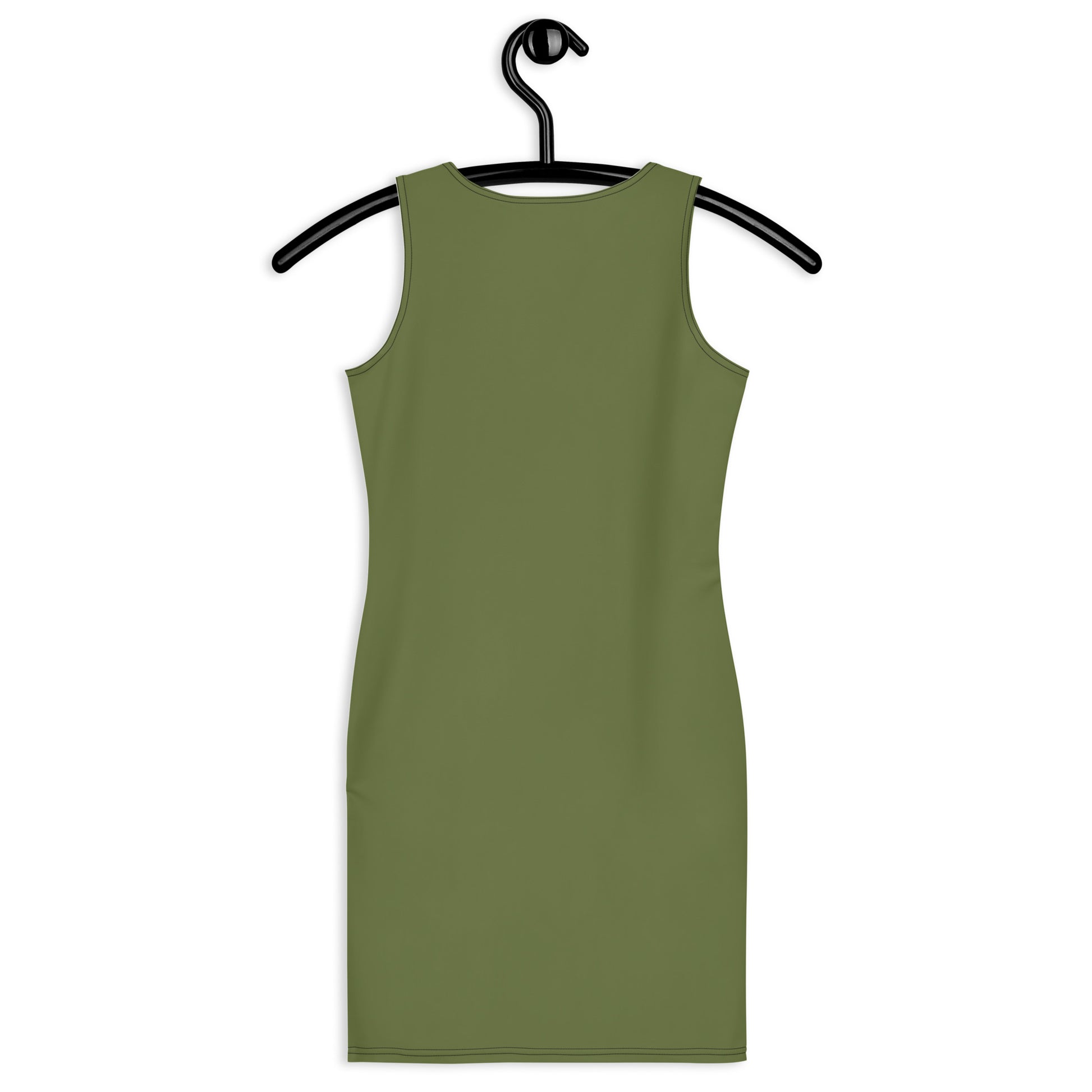 Wood Green Fitted Dress-back-hanger