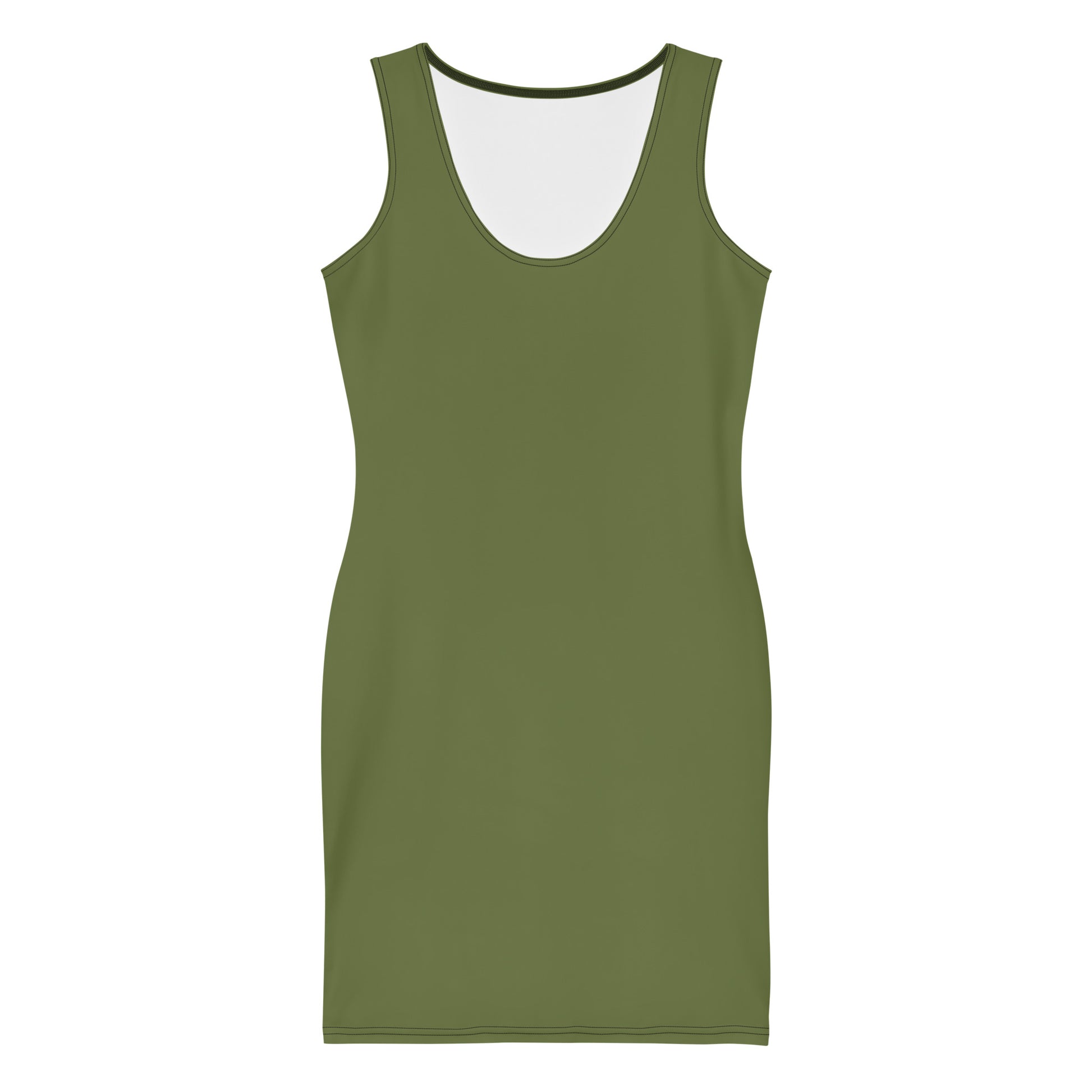 Wood Green Fitted Dress-front-flat