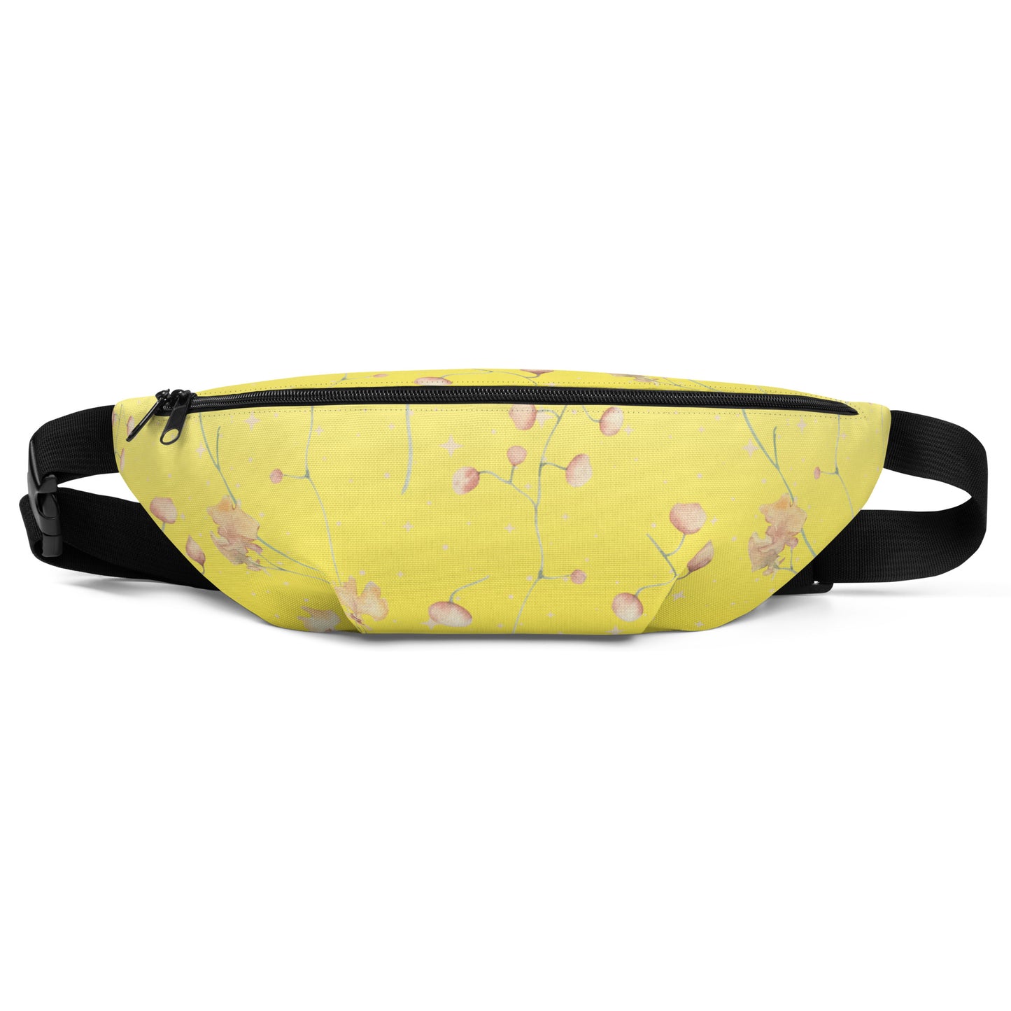 Yellow Botanical Flower Star Fanny Pack