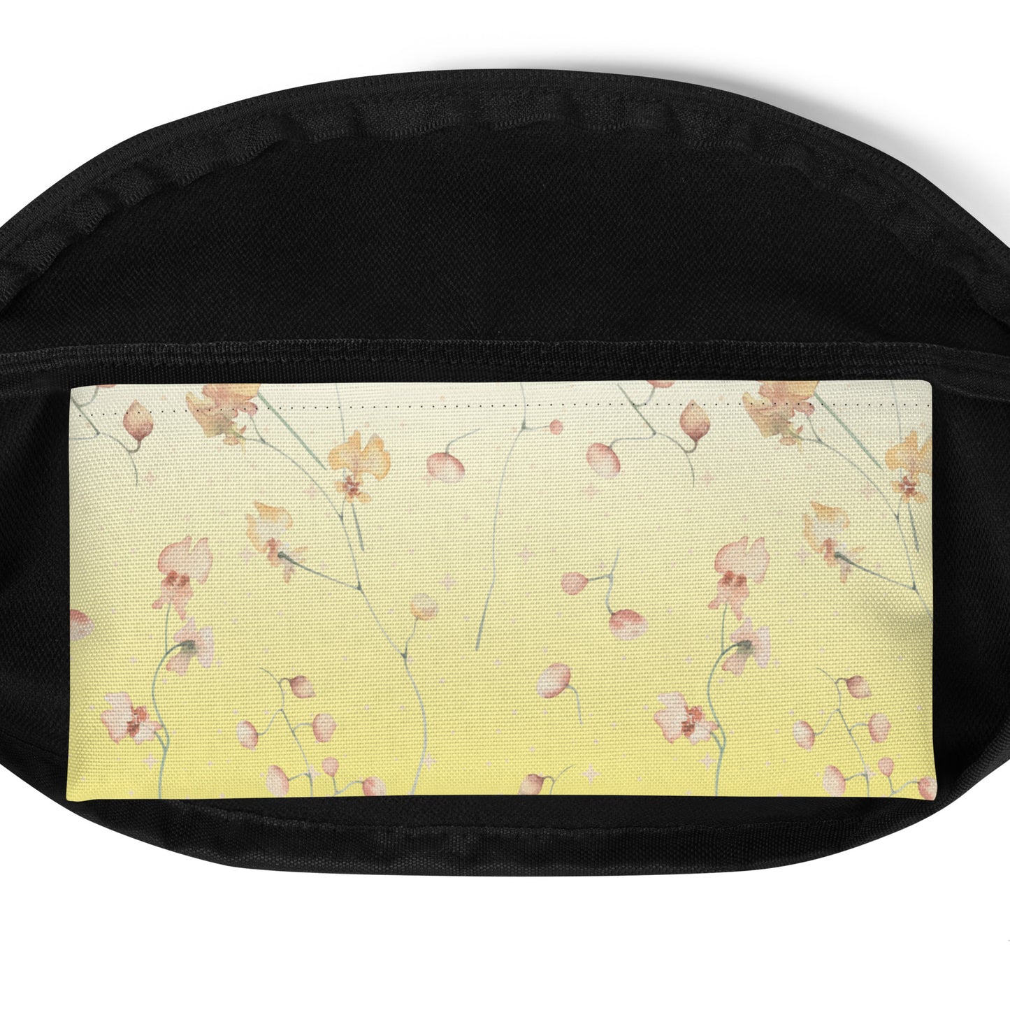 Yellow Botanical Flower Star Fanny Pack