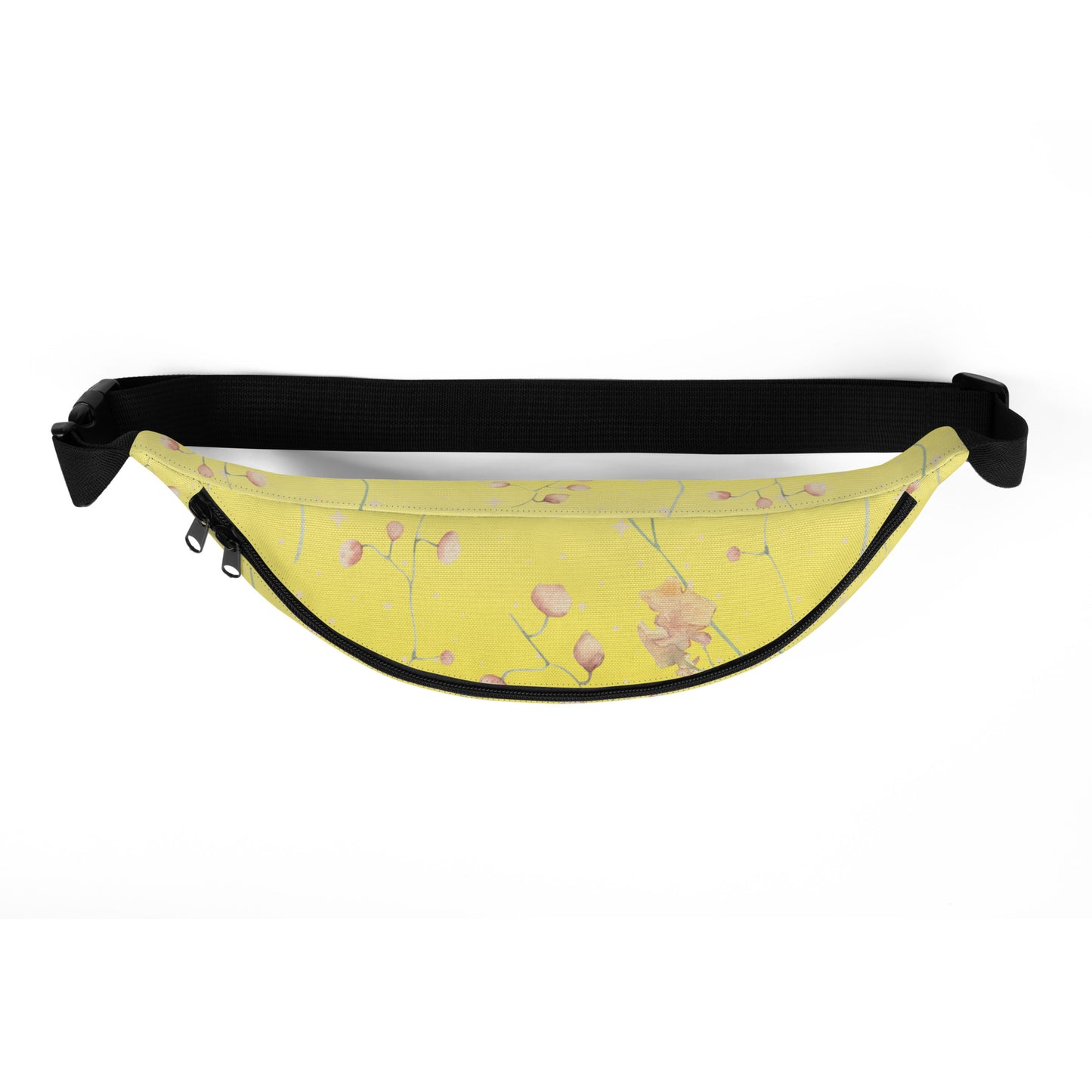 Yellow Botanical Flower Star Fanny Pack