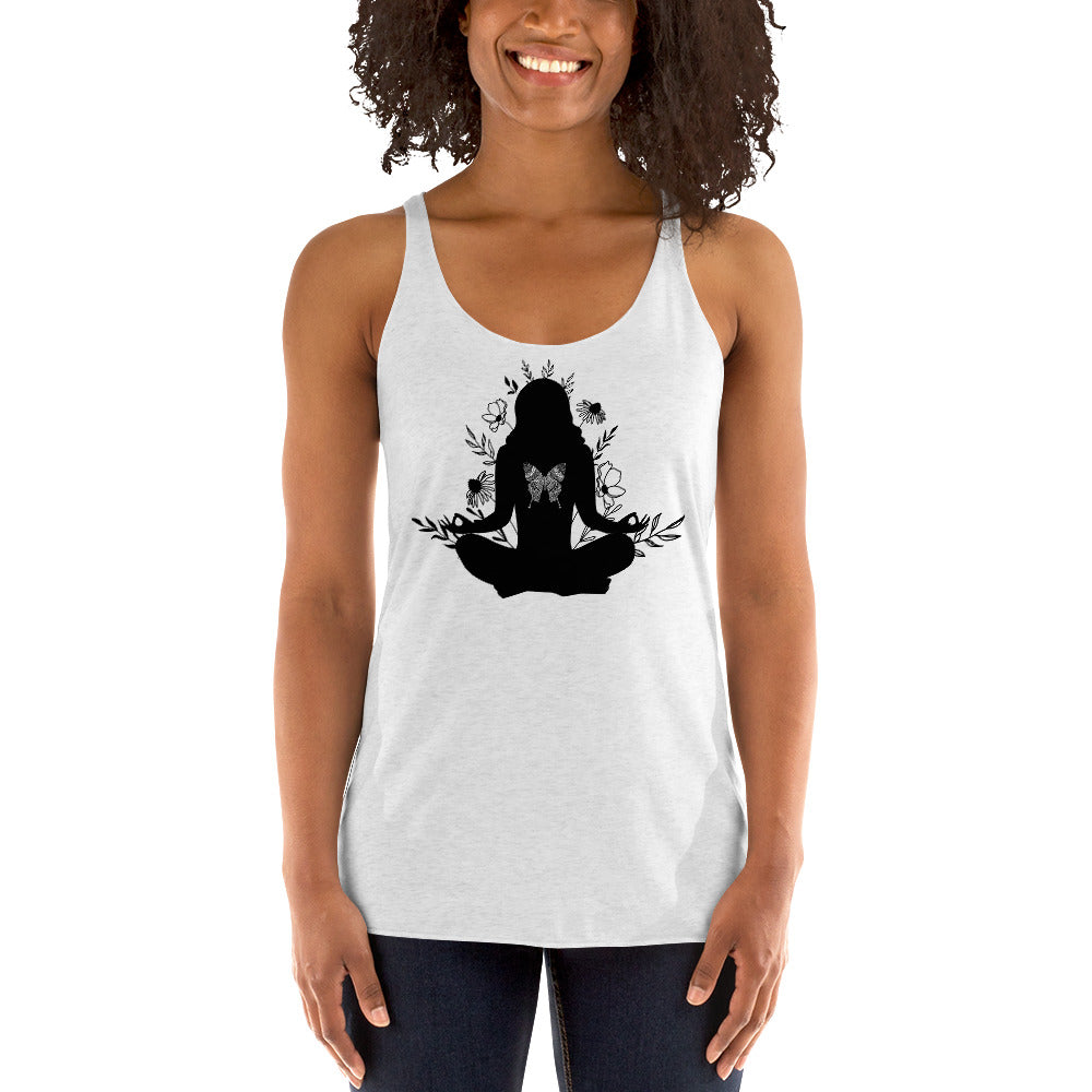 Yoga Butterfly Women's Racerback Tank