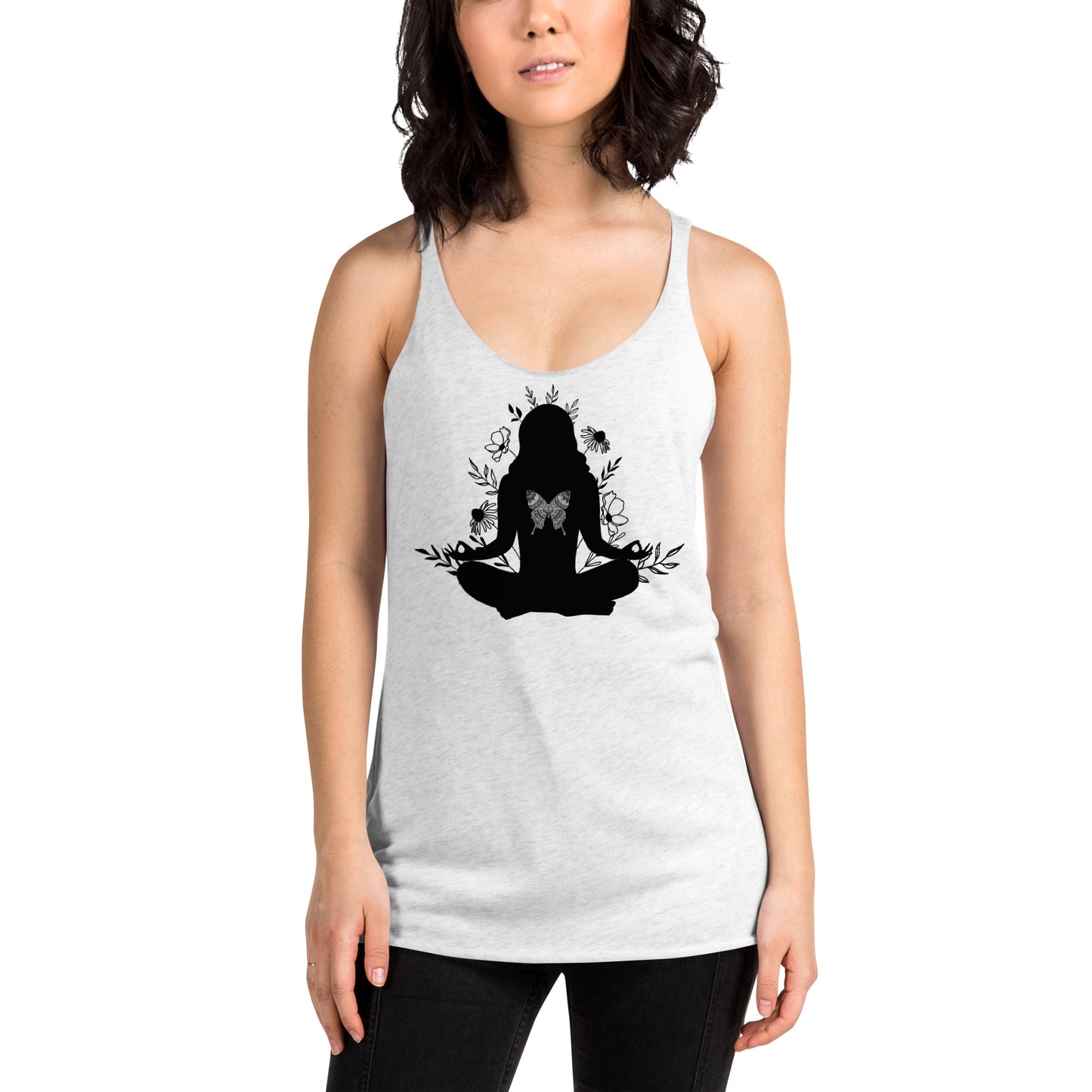 Yoga Butterfly Women's Racerback Tank