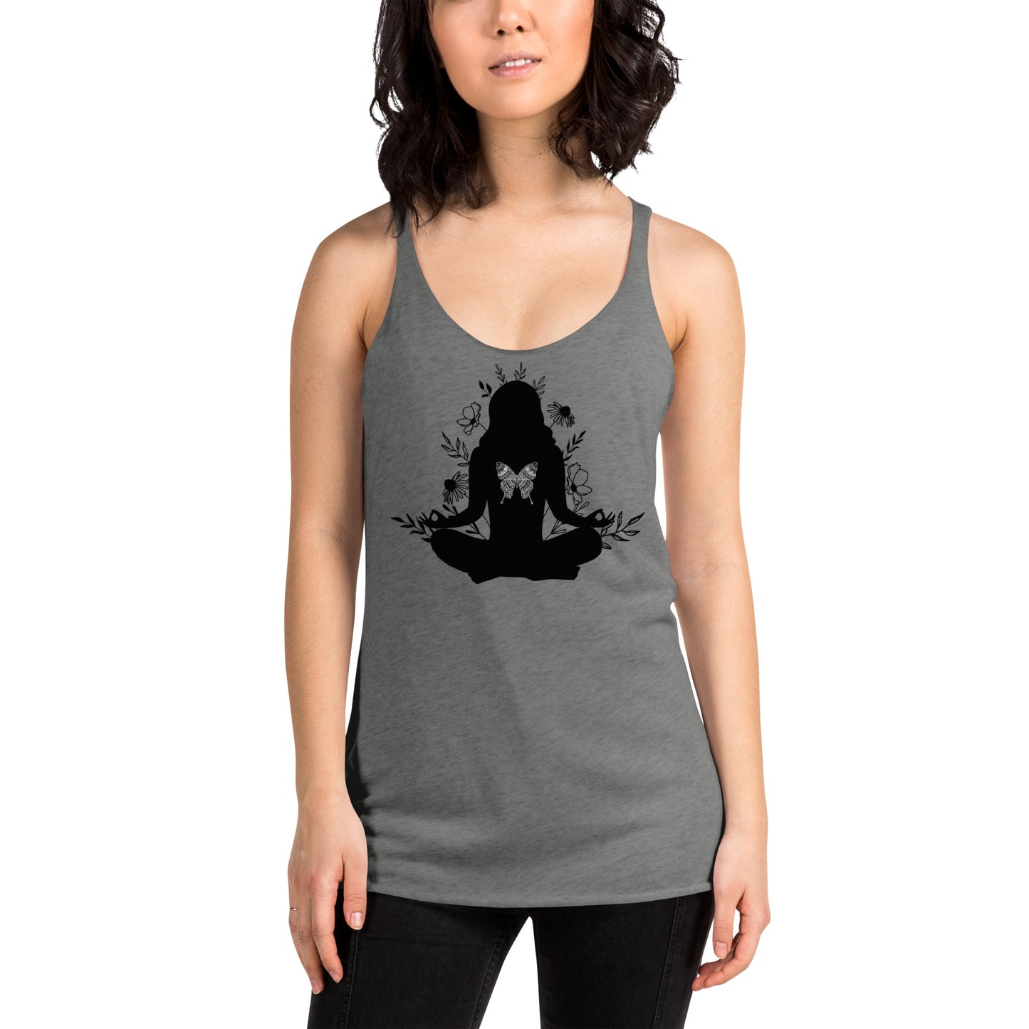 Yoga Butterfly Women's Racerback Tank