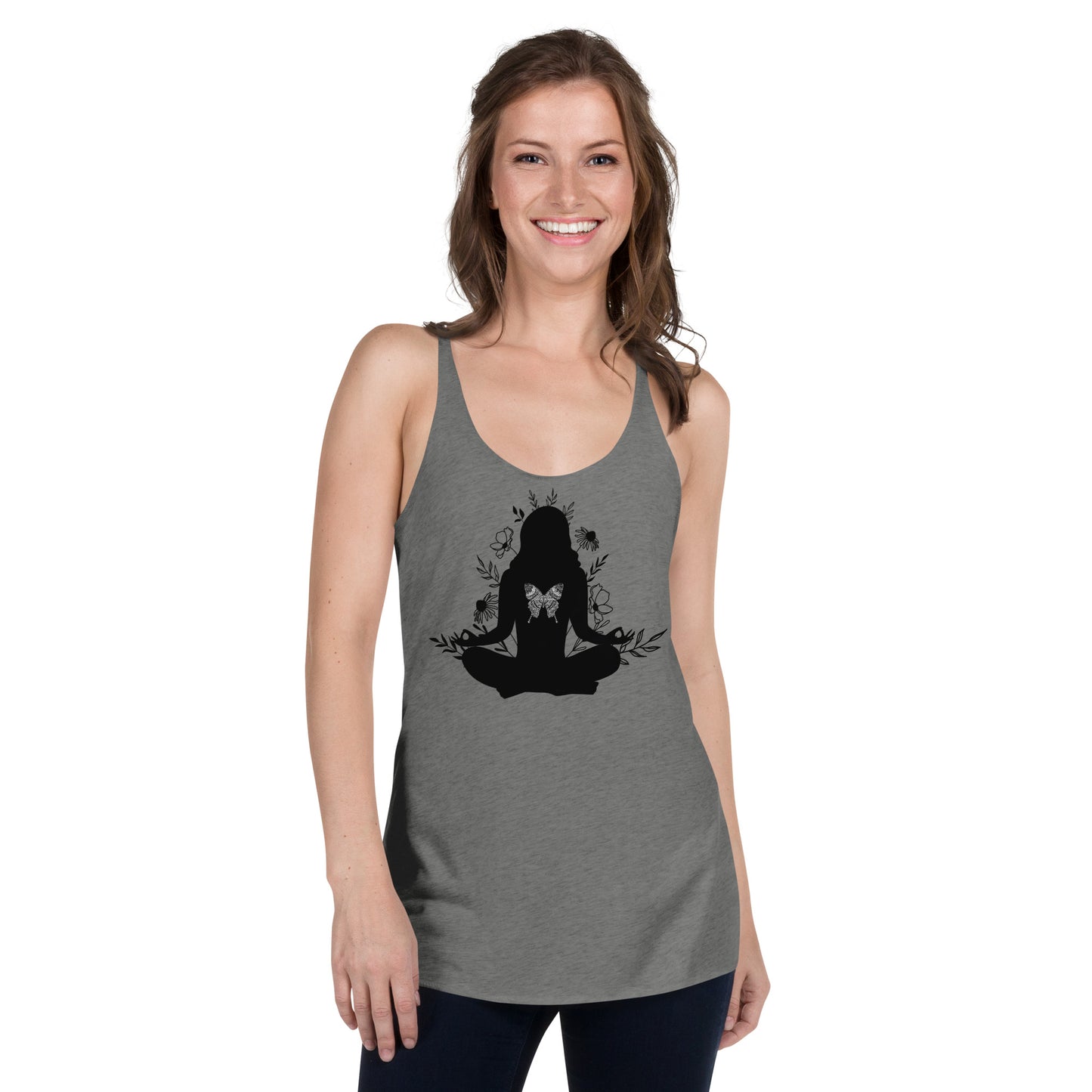 Yoga Butterfly Women's Racerback Tank