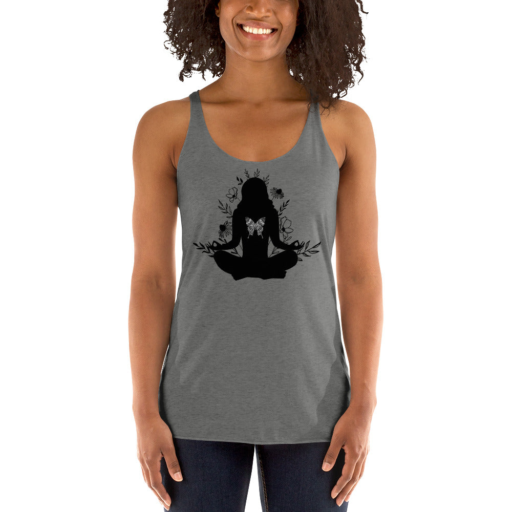 Yoga Butterfly Women's Racerback Tank