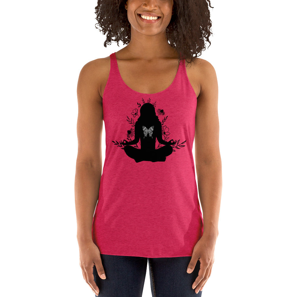 Yoga Butterfly Women's Racerback Tank