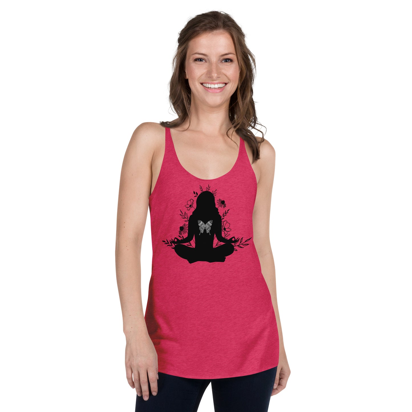 Yoga Butterfly Women's Racerback Tank