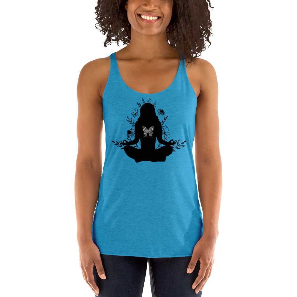 Yoga Butterfly Women's Racerback Tank